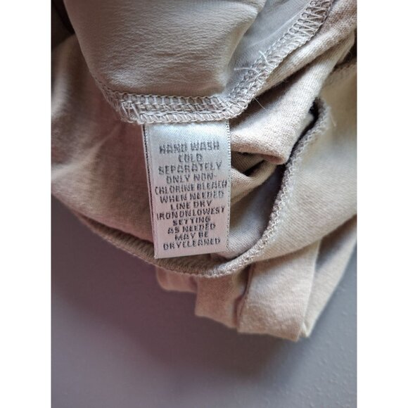 Chico’s Button Front Cardigan Taupe Sz 0 Small  Pockets Chic Minimalist Classic - Picture 4 of 5